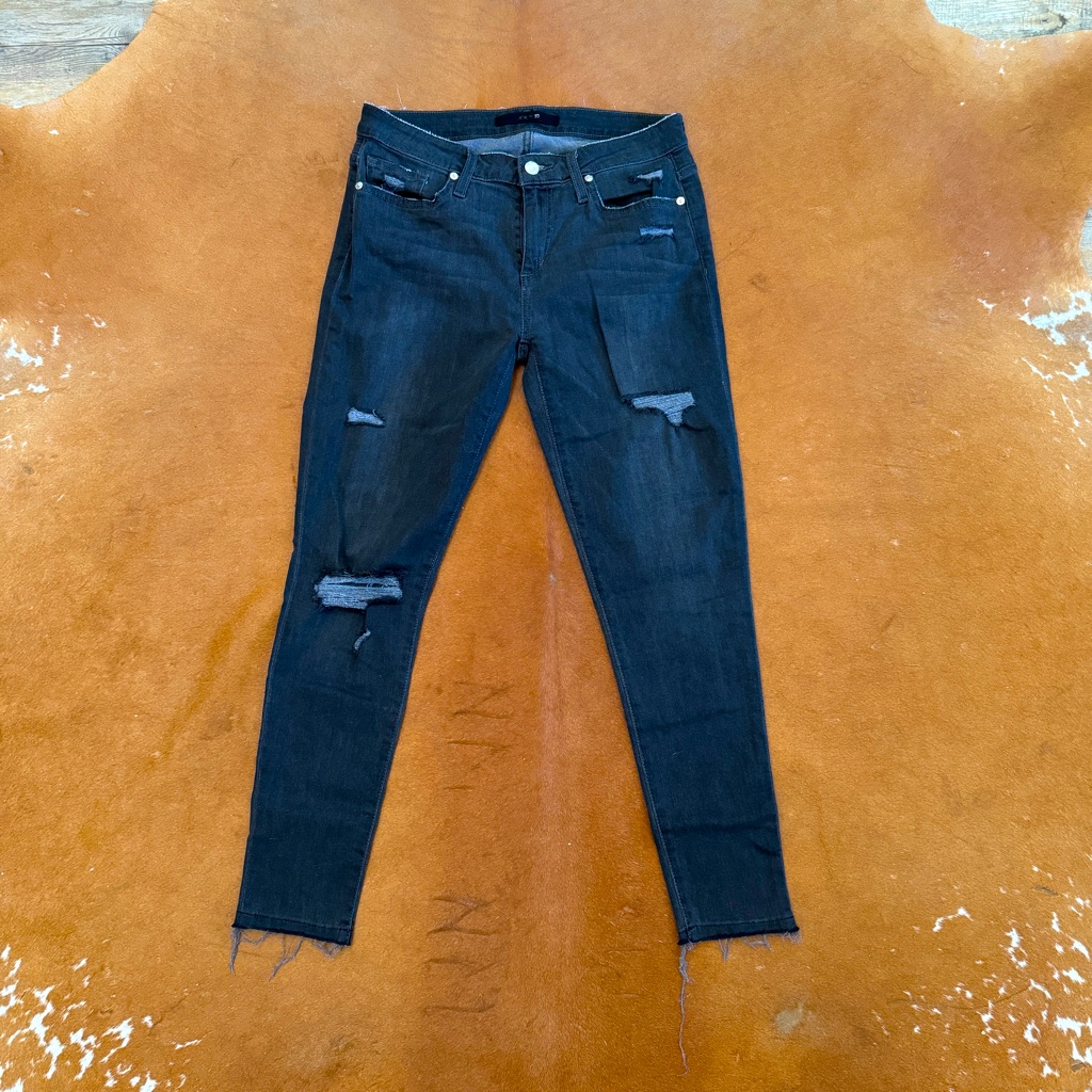 Joe’s Jeans Distressed Black Skinny Jeans